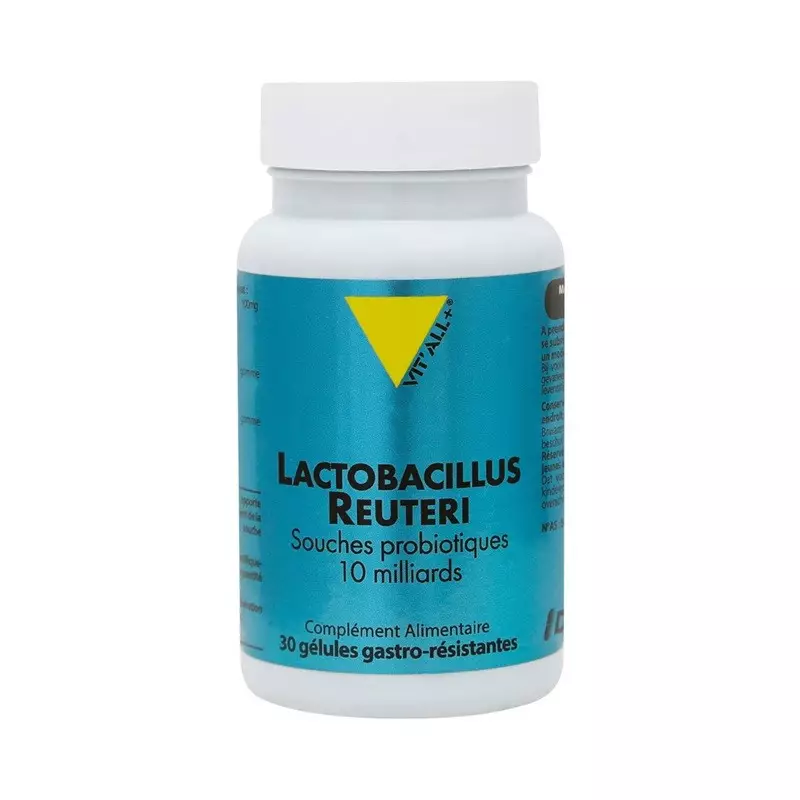 Lactobacillus Reuteri 100mg Vit'all+ - Probiotiques - 30 gélules