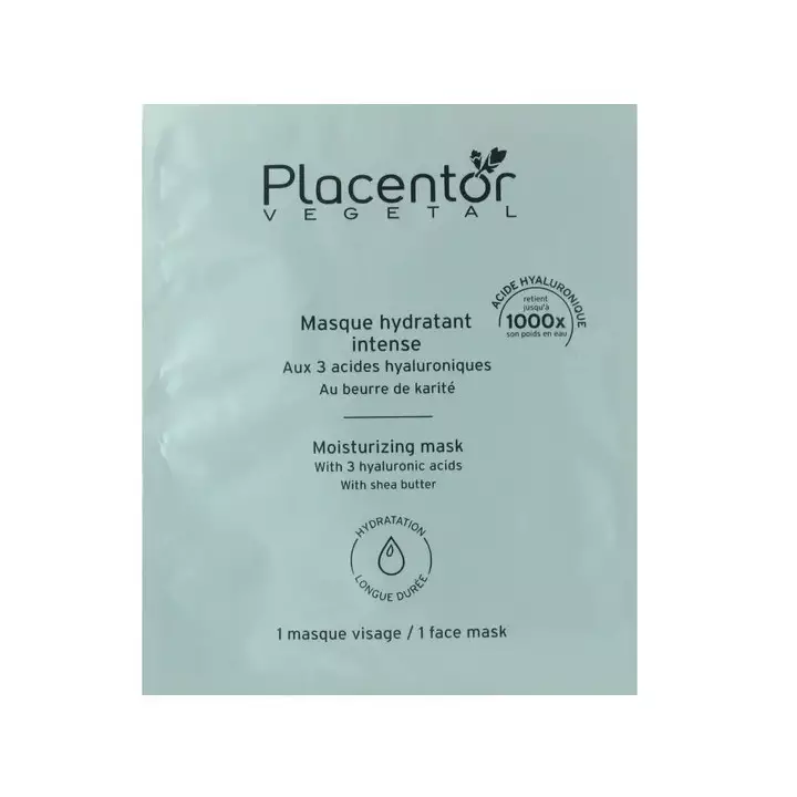 Masque hydratant intense Placentor Végétal - 1 masque