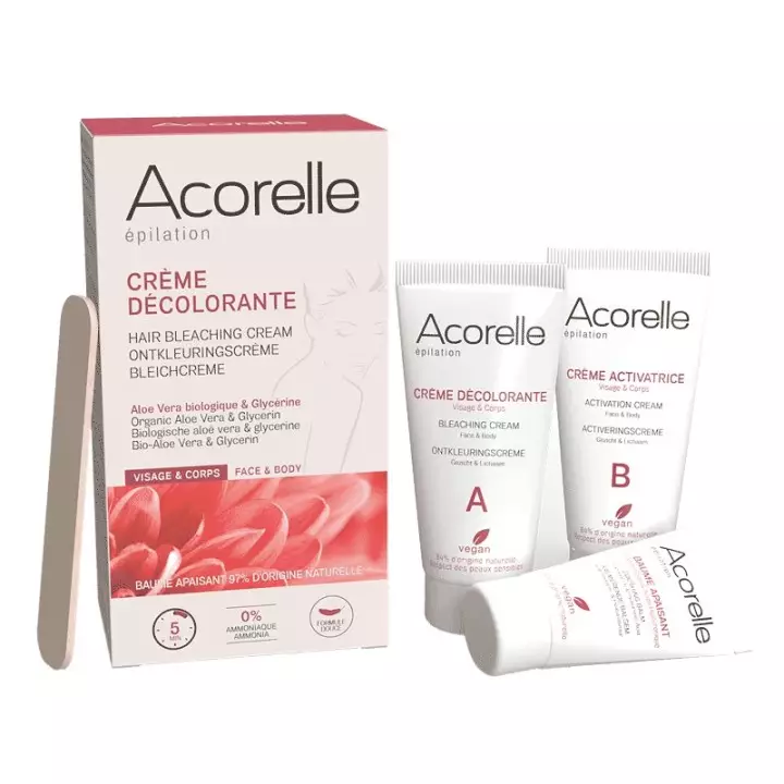 Crème décolorante visage et corps Acorelle - 2x30ml