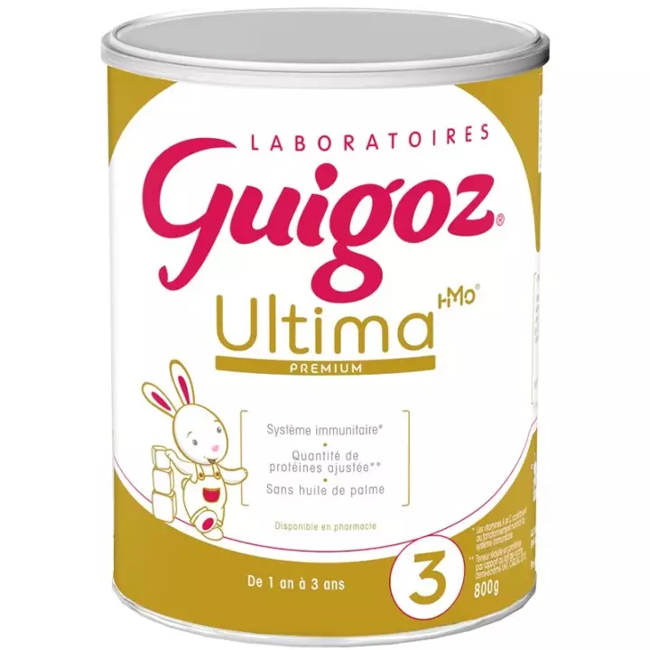 Lait en poudre 3ᵉ âge Ultima 3 Premium Guigoz - Spécial relais - 780g