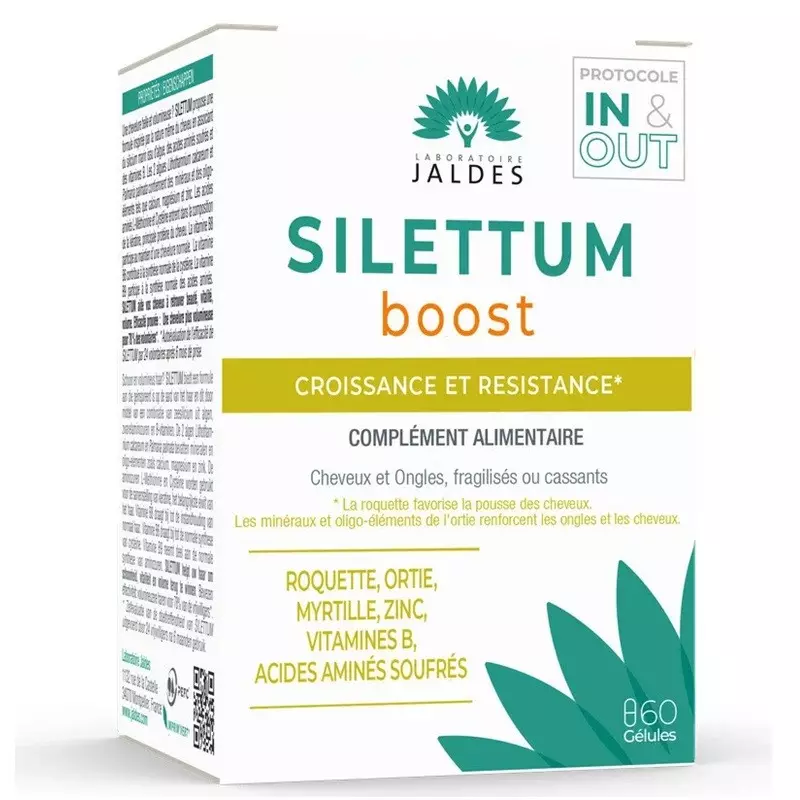 Silettum Boost Jaldès - Cheveux et ongles, fragilisés ou cassants - 60 gélules