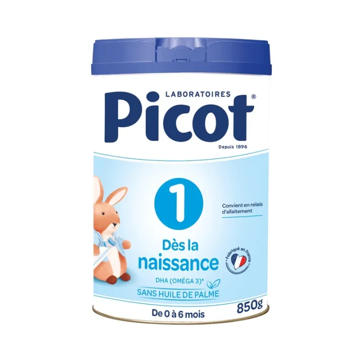 Lait en poudre 1ᵉʳ âge de Picot - 0 à 6 mois - 850g