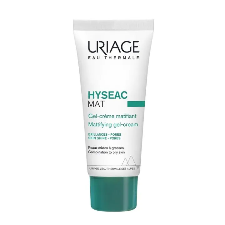 Gel crème matifiant Hyséac Mat Uriage - Peaux mixtes à grasses - 40ml