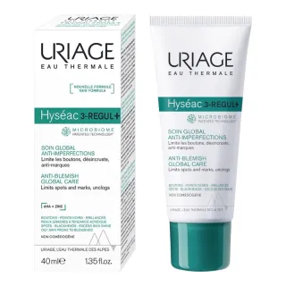 Soin global anti-imperfections Hyséac 3-Régul+ Uriage - Boutons & points noirs - 40ml