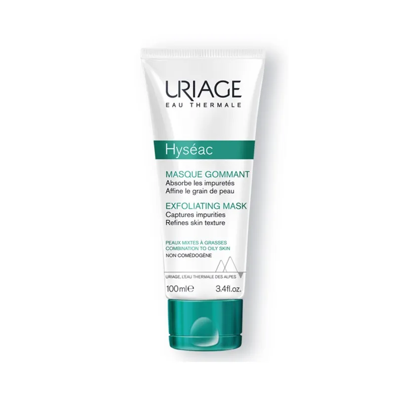 Masque gommant Hyséac Uriage - Peaux mixtes à grasses - 100ml