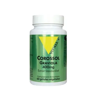 Corossol Graviola 400mg Vit'all+ - Défenses immunitaires - 60 gélules