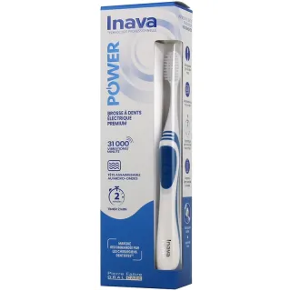 Brosse à dents électrique Premium Power Inava - Bleu