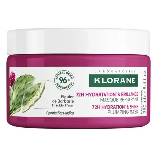 Masque repulpant au figuier de Barbarie Klorane - Hydratation & brillance - 250ml