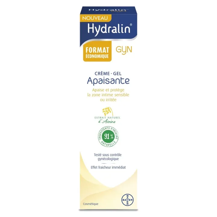 Crème-gel apaisante Hydralin Gyn - Hygiène intime - 35g