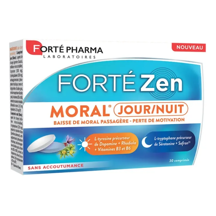 FORTÉZen Moral Jour/Nuit Forté Pharma - 30 comprimés