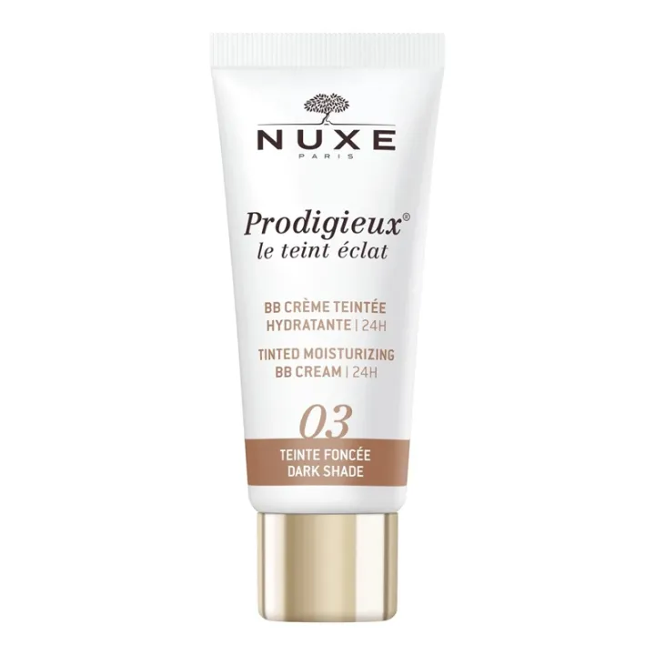 BB crème teintée hydratante Prodigieux® Nuxe - 03 Teinte foncée - 30ml