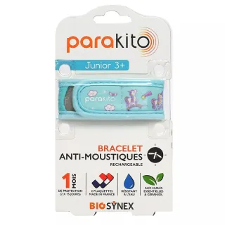 Bracelet anti-moustiques Licorne Parakito Junior + 2 recharges