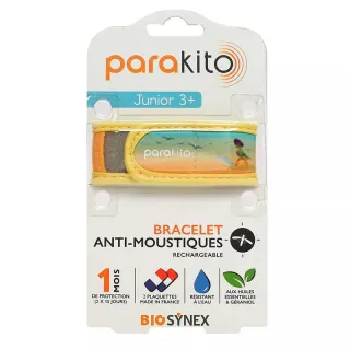 Bracelet anti-moustiques Pirate Parakito Junior + 2 recharges