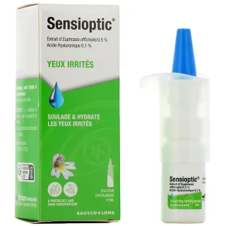 Collyre yeux irrités Sensioptic Bausch & Lomb - Yeux irrités - 10ml