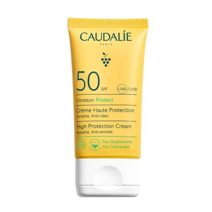 Crème solaire visage haute protection SPF50 Vinosun Protect Caudalie - 50ml