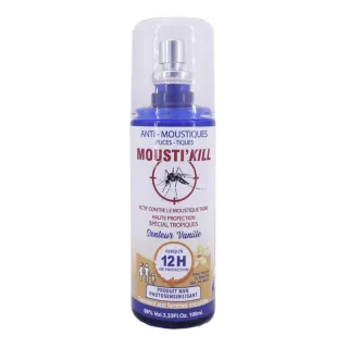 Spray anti-moustiques vanille Mousti'Kill Mathieu Pharma - 100ml