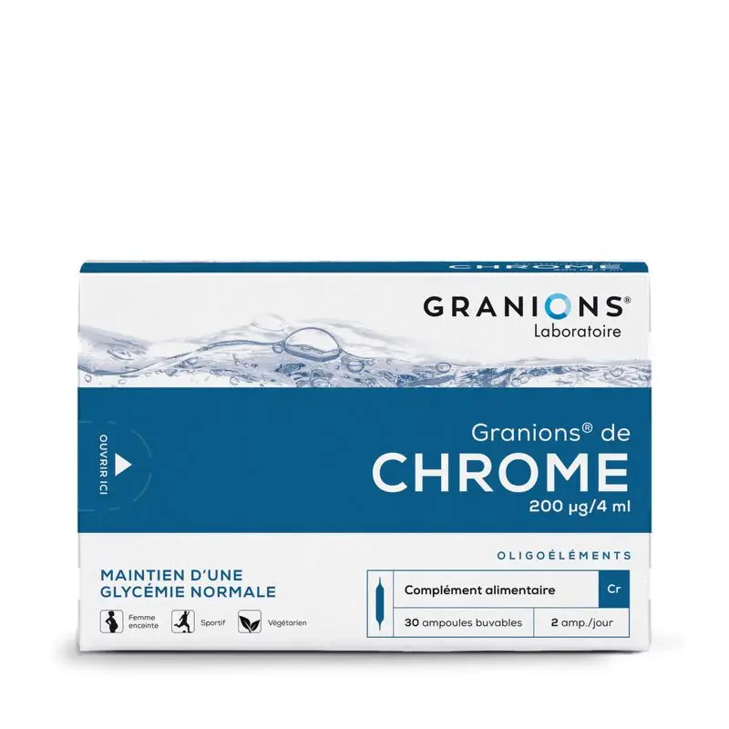 Granions Chrome 200 µg - 30 ampoules