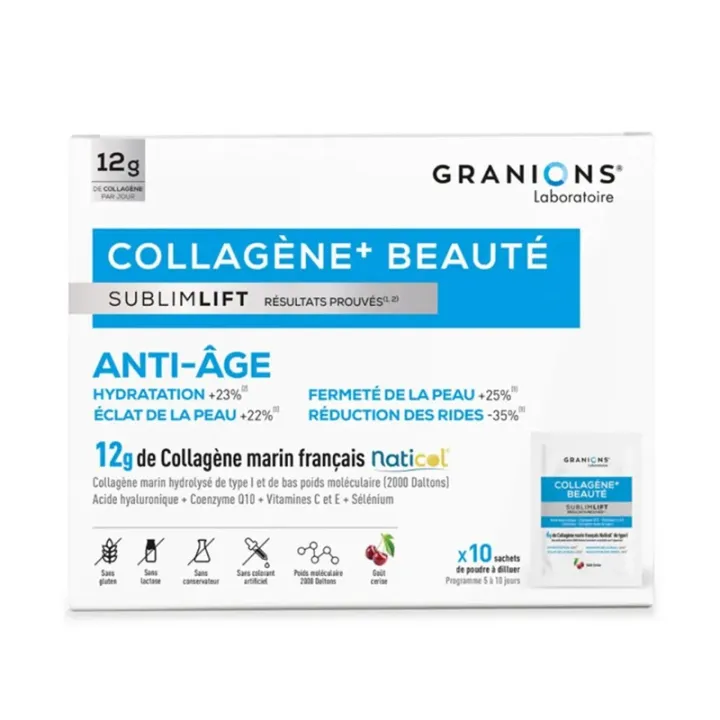 Collagène+ beauté Sublimlift Granions - Anti-âge - 10 sachets