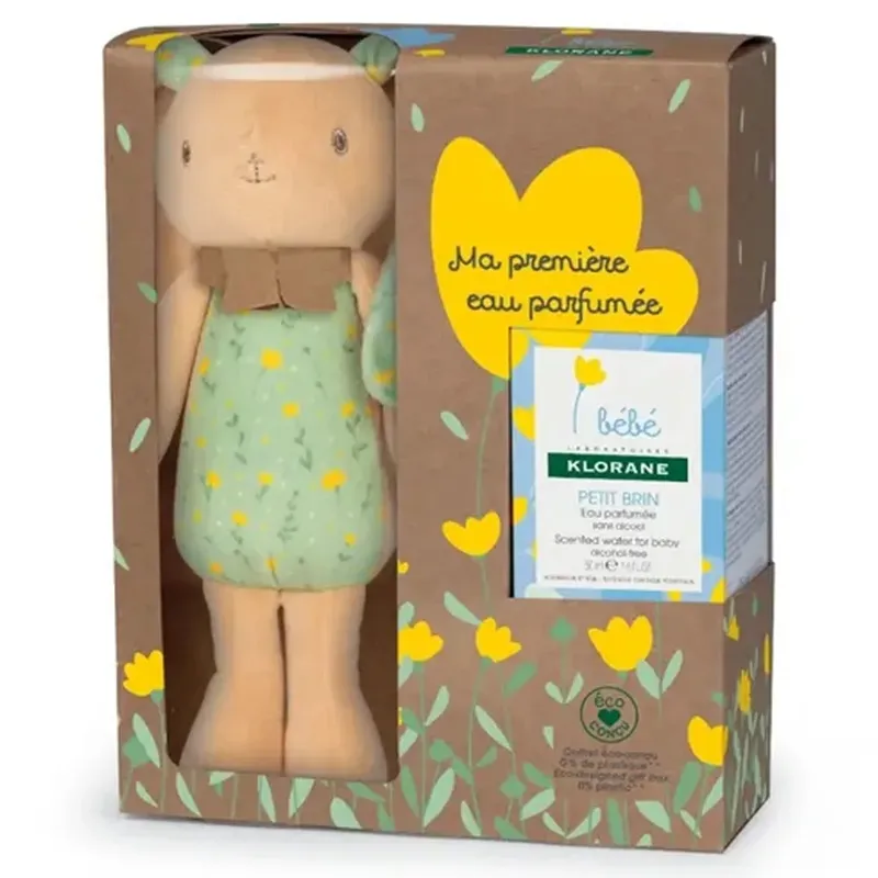 Coffret eau parfumée et doudou Petit Brin Klorane - 50ml