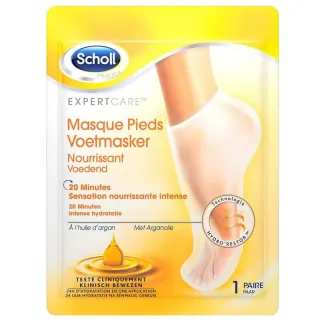 Masque pieds nourrissant à l'huile d'Argan Expertcare Scholl - 1 paire