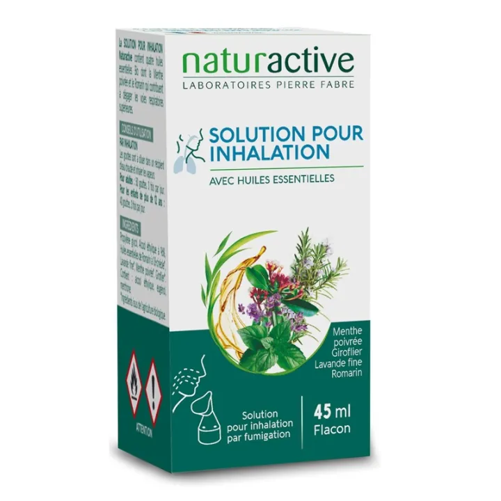 Solution pour inhalation aux huiles essentielles Naturactive - ORL - 45ml