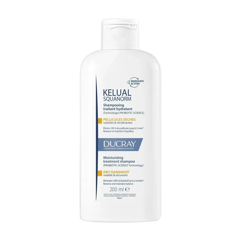 Shampoing traitant régulateur pellicules sèches Kelual Squanorm - 200ml