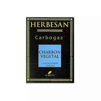 Herbesan Carbogaz Charbon Vegetal 45G