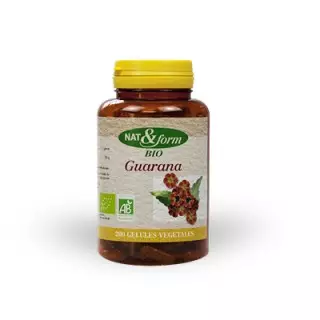 Nat & form Guarana bio 200 gélules