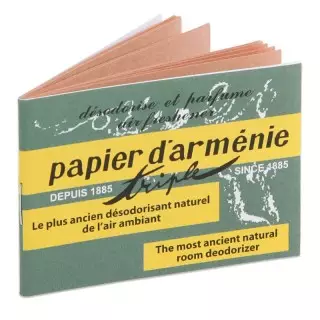 Papier d'Arménie Désodorisant Naturel Carnet de 12 