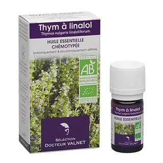 Thym à linalol huile essentielle bio valnet 5 ml