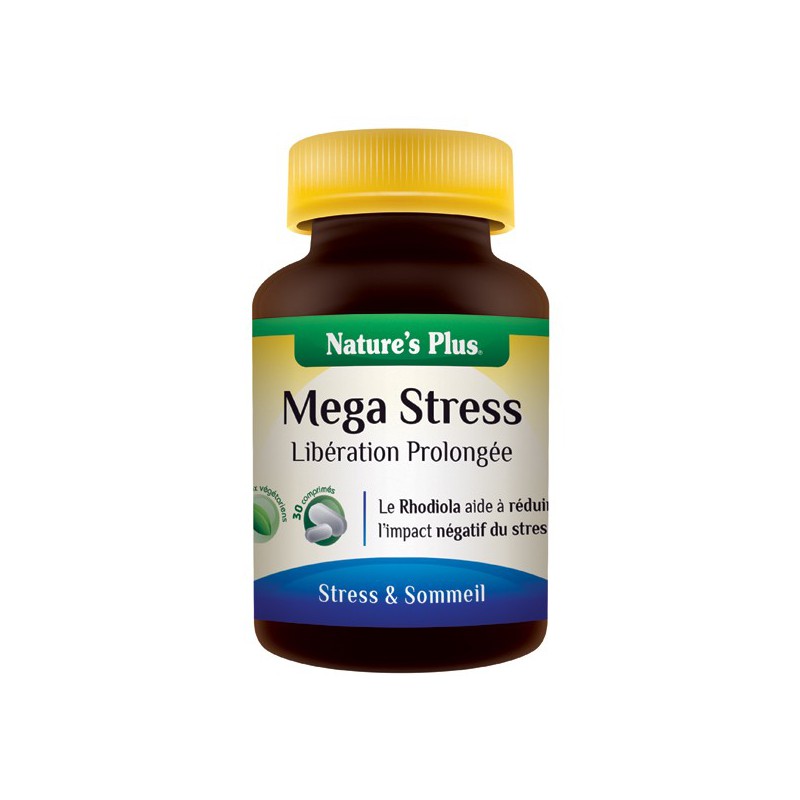 Mega Stress Libération Prolongée 30 Comp Natures Plus Purepara 4010