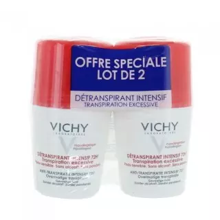Vichy Déodorant bille Détranspirant intense 72h 50ml DUO