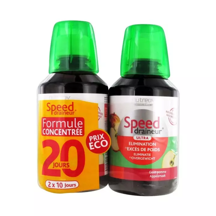 Nutreov Speed Draineur Ultra Pomme Lot 2 x 280ml