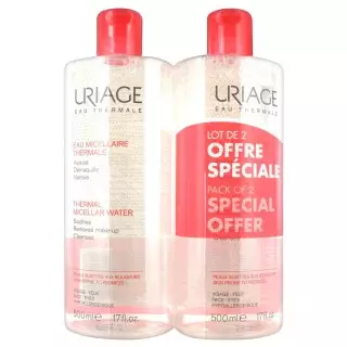 Uriage Eau Micellaire Thermale Lot 2 x 500 ml